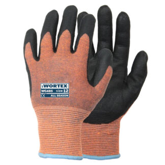 WORTEX WG485 nitriilkattega töökindad