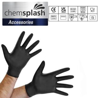 Chemsplash puudrivabad nitriilkindad 100tk pakis