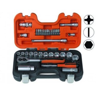 Padrunite komplekt Bahco 1/4" + 3/8" 33 osa, Dynamic-Drive profiil